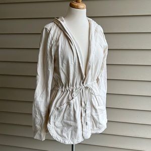 Loft hooded cardigan sz L